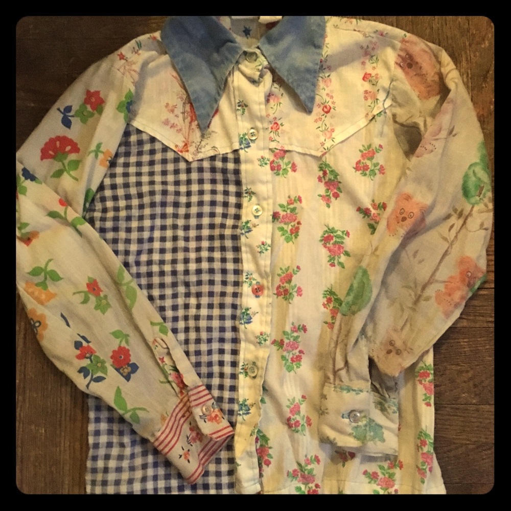 Vintage kids mixup long sleeve shirt